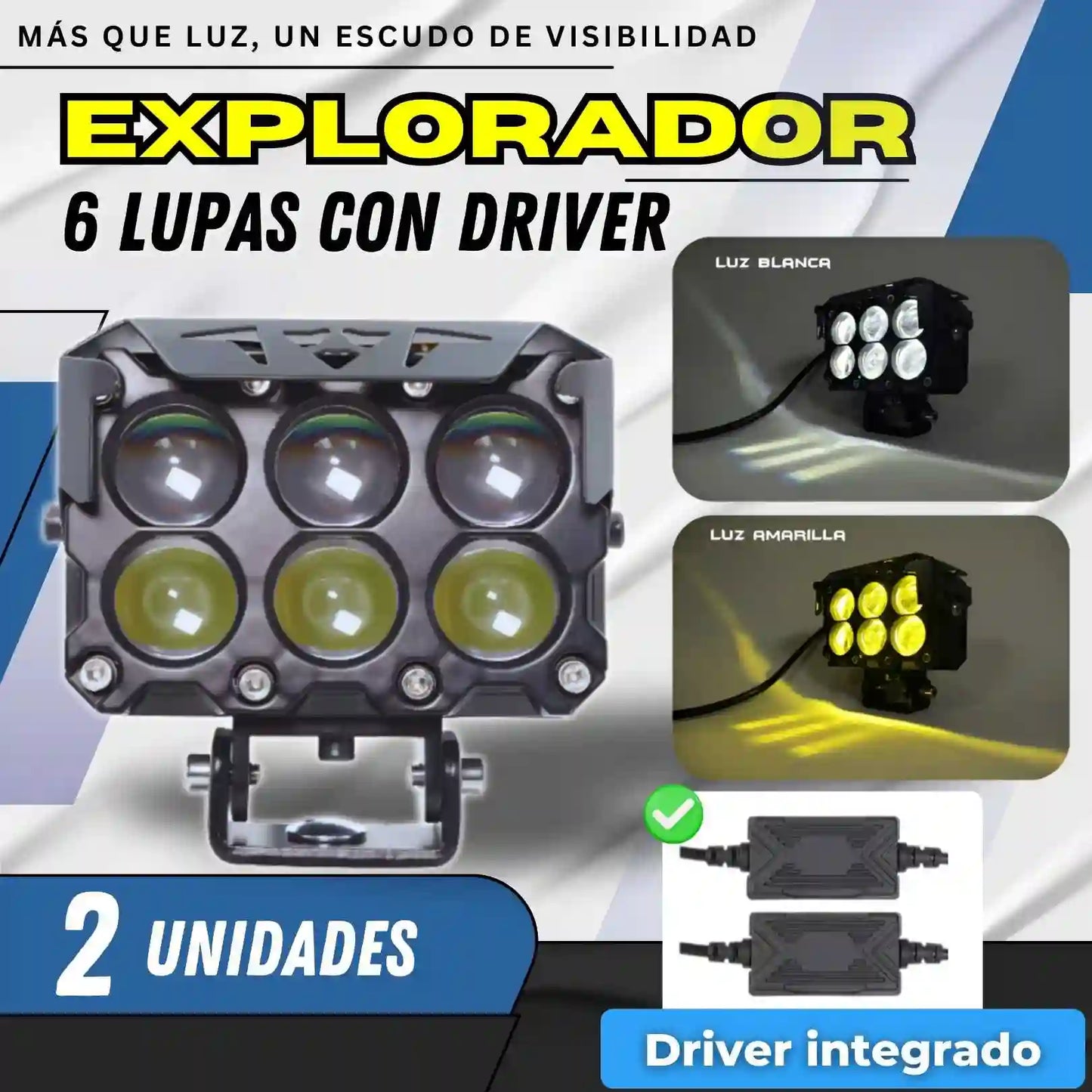 EXPLORADOR DE 6 LUPAS CON DRIVER