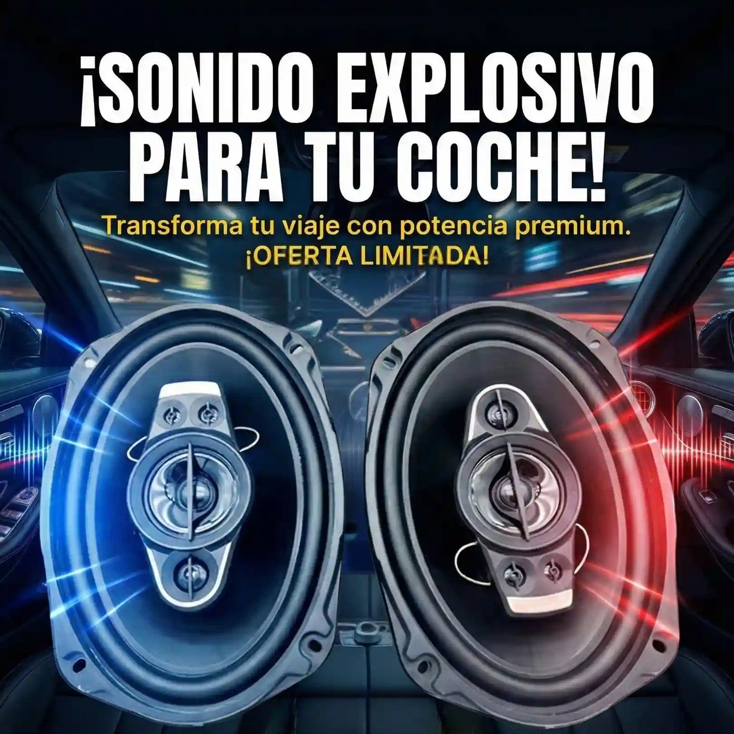 PARLANTE DE CARRO 6X9 (POTENCIA 800W)