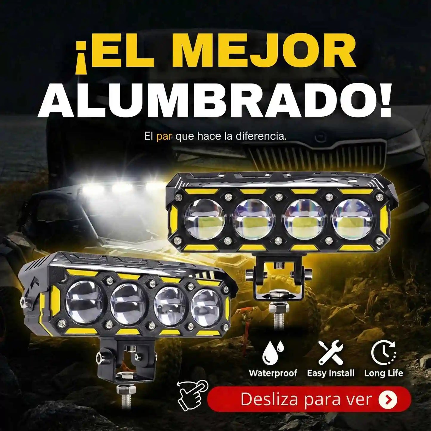 EXPLORADORAS NEÓN DE 4 LUPAS