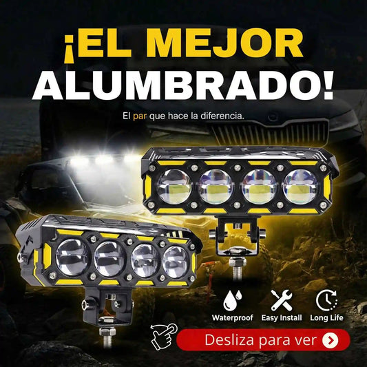 EXPLORADORAS NEÓN DE 4 LUPAS