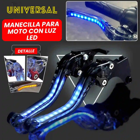 MANECILLA DE MOTO CON LUZ LED F-RU