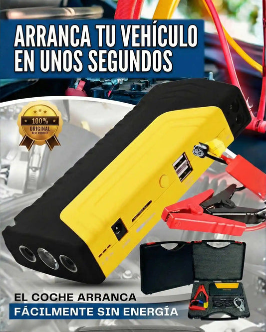 ARRANCADOR DE BATERÍA + COMPRESOR DE AIRE PORTÁTIL