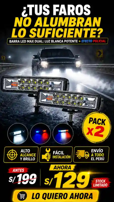 BARRA LED MAX DUAL