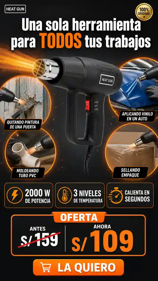PISTOLA DE CALOR ELÉCTRICA