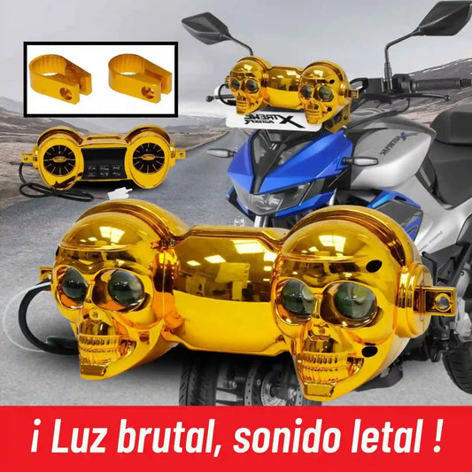 PARLANTE BIKER CON LUZ LED F-RU